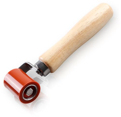 WEGREAT Rullo in silicone: 40 mm, in gomma dura resistente alle alte temperature, rullo per la pressione a mano, strumento per la sigillatura dei bordi e per la saldatura di teloni in PVC