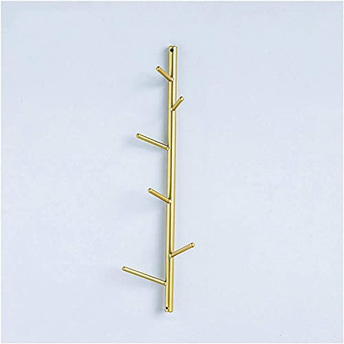 MLLNPP Garderobenständer Wandgarderobe Goldene Wandgarderobe Kreative Persönlichkeit Wandgarderobe Halterung Eisendekoration Wandgarderobe Wohnzimmer Veranda Garderobenhaken für Wand/s S