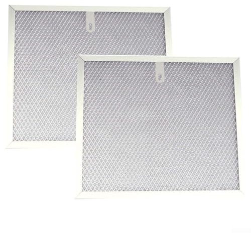Metall-Fettfilter für Dunstabzugshaube, Aluminium-Fettfilter für Dunstabzugshaube, silberfarben, 315 x 276 x 9 mm, 2 Stück