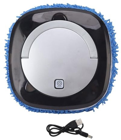 Milageto Máquina trapeadora automática para Pisos, Robot trapeador Inteligente, Robot de bajo Ruido, aspiradora para Pelo de Mascotas, Piso Duro, Argén