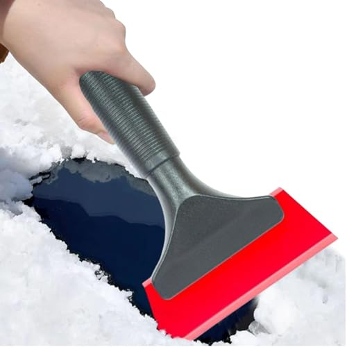 syayw Spatola in silicone per finestre, raschietto in silicone per auto, flessibile, con manico lungo, in silicone, per la pulizia dell'auto, per parabrezza, vetro