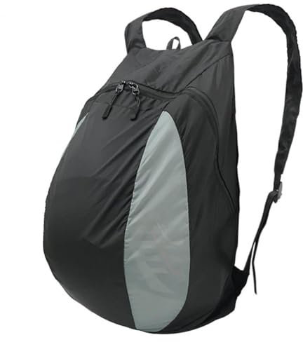 AYXAMO Helmtasche,Motorrad Rucksack Praktischer, verschleißfester Doppelreißverschluss for Herren, Fahrradrucksack, Motorradhelmtasche for Sporthelmtasche, Helmtasche(A)