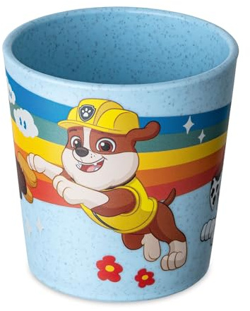 Koziol CONNECT CUP S GROW PAW PATROL Kindertrinkbecher 190 ml | für Kinder ab 6 Monate | biozirkulärer Kunststoff, bruchfest, stapelbar, spülmaschinengeeignet | Zuhause (organic sky blue)