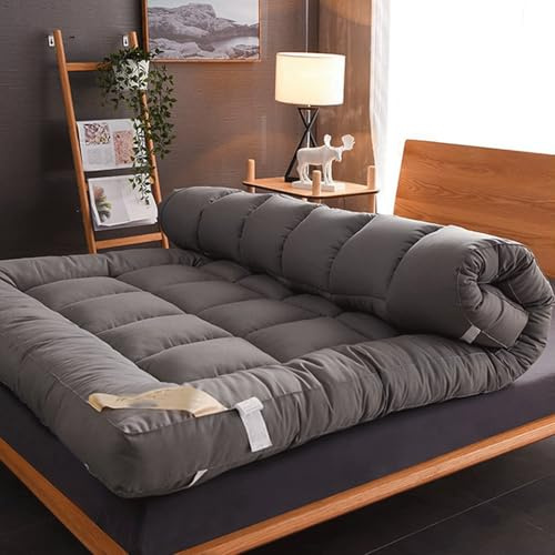 JIXINHEKEJI Japanische Futon -matratze In Voller Größe, Faltbare Roll -up -futon -matratze, Tragbares Schlafpad Für Wohnheimstillstand(Size:120x200cm)