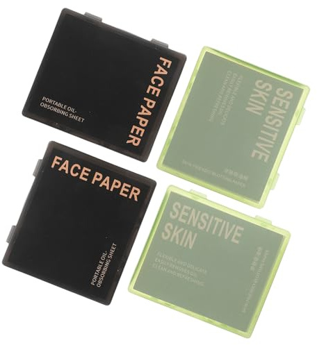 VICASKY Ölabsorbierende Gesichtstücher Mit Spiegel Und Saugfähige Papiertücher Für Fettige Hautpflege Praktisches Kosmetik-tool Für Reisen Und Alltag
