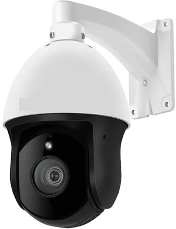 VEKELETE 8MP 4K IP Camera Outdoor PTZ 30X Optical Zoom CCTV H.265 Dome POE Vehicle Detection Security Camera(8MP 4K 30X POE)