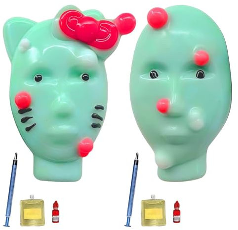 8 stycken leksaksset för finnar, klämleksak för att minska stress, stressreducerande leksak lämplig för att skicka till dem som är under tryck och är missnöjda i livet