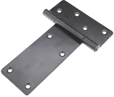 Cerniera a T tradizionale nera antica 175 mm – cerniera decorativa retrò per mobili, armadietti, guardaroba, scatola di legno