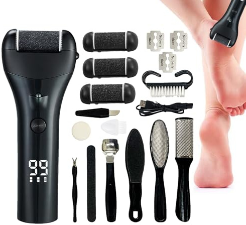 Eliminador Eléctrico De Callos Para Pies Dispositivo de Cuidado para | Exfoliador y Rascador para Pies Para Atletas Bailarines Viajeros Amantes de la Belleza Profesionales Ocupados en