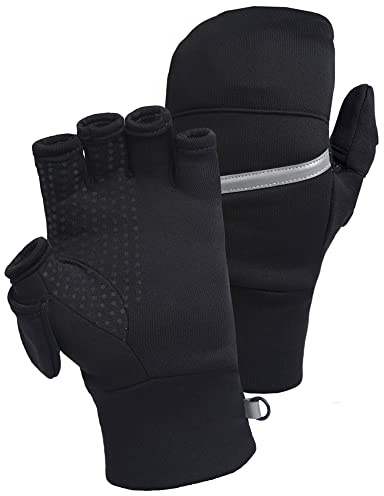 TrailHeads Men's Power Stretch Convertible Mittens - small/medium