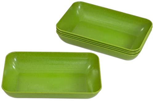 Betzold Materialschalen aus treeNside-Material, Set 5 Stück – Bastelschalen für Kita