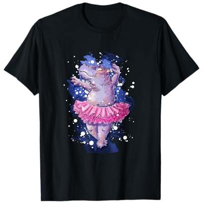 Flusspferd Ballett Nilpferd Ballerina Hippopotamus Fan T-Shirt