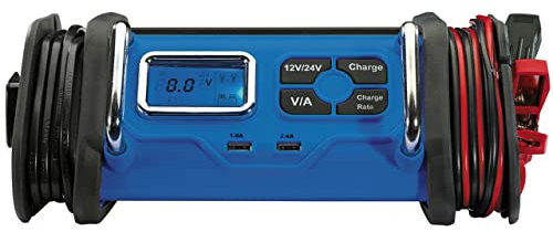 Draper 70548 16A 12V/24V Battery Charger