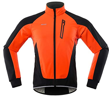 Lixada Herr cykling vattentät vindtät, termisk fleece cykeltröja MTB cykel ridning racing höst vinter jacka lämplig för cykling, löpning, bergsklättring