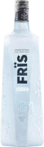 FRÏS Vodka, 70cl, 37.5% ABV, Scandinavian Craft Vodka Spirit, Gift | Four Times Distilled, Freeze Filtered at -15°C with Danish Groundwater, Ideal in Frozen Cocktails & Martini