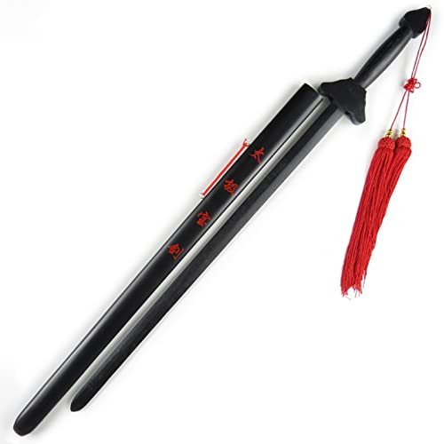 YAO DIAN Spada di Anime in Legno Samurai, Tai Chi con Guaina, Pratica della Spada, Esercizio di Spada del Mattino, Adatto per Varie Prestazioni di Pratica(Size:98cm,Color:Un)