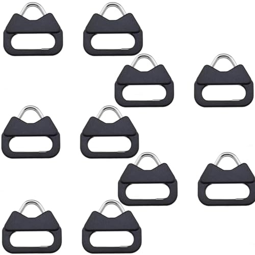 WTUSGA 5 Pairs Camera Lug Ring Camera Strap Shoulder Strap Triangle Split Ring Adapter with Plastic Cap Compatible with Leica Compatible with Panasonic Compatible with Fuji