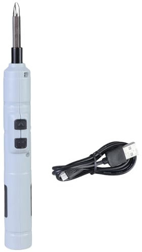 Cordless Electric Screwdriver Set with Interchangeable Bit Rechargeable Screwdriver for Electronic Gadgets