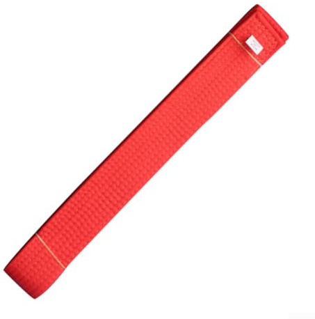 Cinturón de algodón y poliéster de calidad para karate, judo, taekwondo; núcleo de doble capa de 280 cm x 4 cm; para entrenamiento y competición de niños y adultos (naranja)