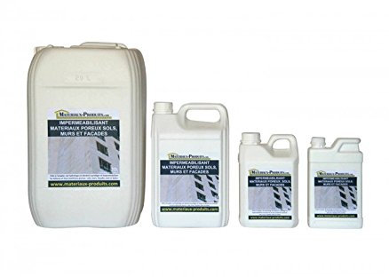 MATPRO - Imperméabilisant Matériau Poreux Sol, Mur, Façade - Hydrofuge Prêt à l'Emploi - Protection Toiture, Béton, Pierre, Marbre, Tuile, Bois - Incolore - 1L