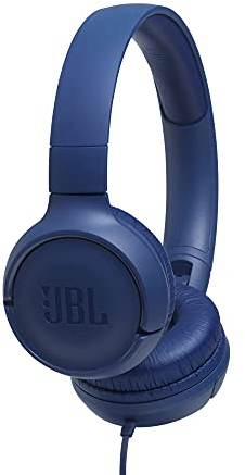 JBL TUNE 500 - Wired On-Ear Headphones - Blue