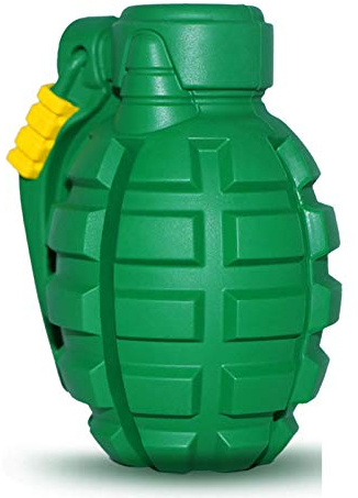 LPHSNR Unique Dog chew Toys for Aggressive chewers Large Breed Indestructible, Life Time Gurantee Ultra Durable Tough Chew Teething Toys for Puppy Medium Dogs Dental Care Ball Green