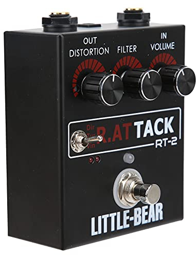 Distortion Gitarrenpedal 3 Level E-Gitarren Distortion Effektor für RAT Tone Single Effect Zubehör LM308N