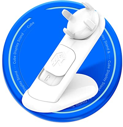 GAN 3x3 Nicht-Smart-Cube Ausstellungsstand, Plastik Speed-Cube Halterung Einstellbares Würfel-Puzzle Zubehör, Kompatibel mit Gan 3x3 Nicht-Smart-Cubes