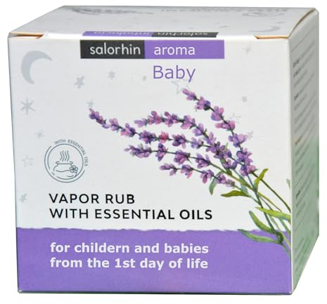 Erkältungsbalsam, 20ml für Kinder ab 2,5 Jahren und Erwachsene, 2 ätherische Öle, bei Husten, Erkältung, Schnupfen, schleimlösend, kleinkind, kind, erkältungssalbe, einreiben