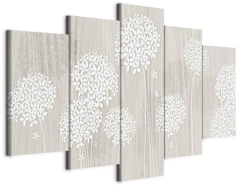B&D XXL - Panneau Acoustique Mural, Tableau Décoration Nature Fleur 200x100 | Mousse Acoustique - 2,6 cm, Réduit les échos la chambre, Décoration Murale Moderne 2-en-1, Toile tendue sur châssis en Bois