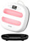 Calogy Impresora para Camisetas 25,4x25,4cm(10*10), Prensa de Calor Portátil, Plancha Termica Calentamiento Rápido Bolso, Almohada, Sombrero, Vinilo HTV Proyecto Transferencia de Calor (Blanco Rosa)