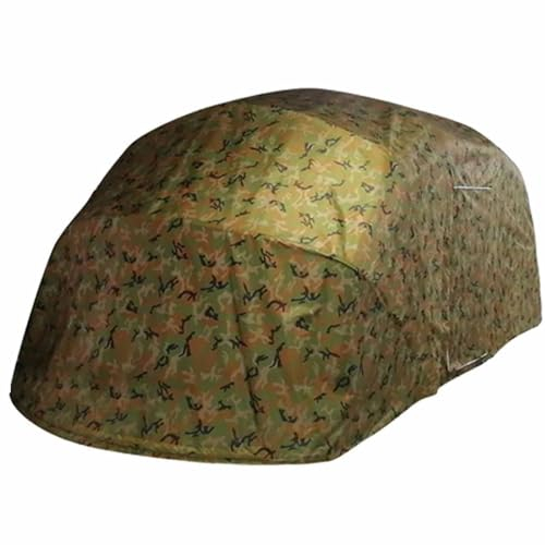 CASEGO Halbautomatischer doppelter hydraulischer Carport für den Außenbereich, verdicktes Oxford-Gewebe für den Einsatz bei jedem Wetter, komplettes Zubehör (Camouflage 6m)