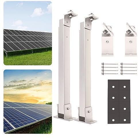 Solarmodul Halterung Balkonkraftwerk Halterung Halterung Balkonkraftwerk Solar Panel Halter Einstellbare Halterung 15-40°,Geeignet Für Balkone, Dächer,Wände