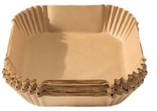Fentic Airfryer Carta da Forno, 250 pezzi, 24x24cm, Carta da Forno per Friggitrice ad Aria, Adatta per Philips 6,2L, Cosori 5.5L, Ninja 5.2L, Tefal 5.6L, Cecotec 5.5L, Accessori per Friggitrice Aria