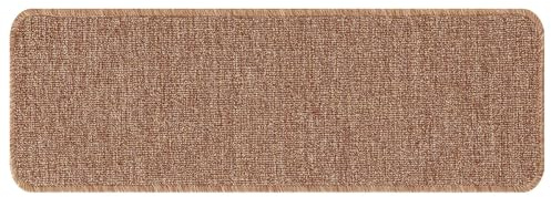 vidaXL Tappetini Antiscivolo per Scale 15 PCS Giallo 60 x 25 cm PP, Tappetini Antiscivolo per Scale, Resistente e Moderno, Protezione Sicura, Coprilettini Rectangolari