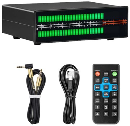 YTtkku Auditory Spectrum Board LED-Display Musik Rhythmus Sound Stereo Splitter für Verstärker Stereo Visualizer