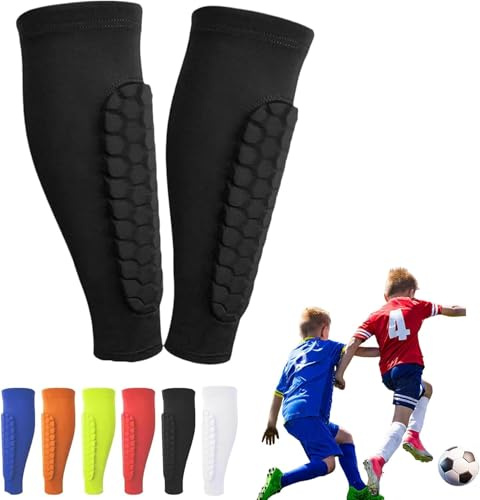 Protection Tibia Ski, Protege Tibia Ski, Tibias De Football, Protège Tibia Foot, 1 Paire De Protège-Tibias Adaptés pour Les Sports De Plein Air, Équipement De Protection Sport (Noir, S)