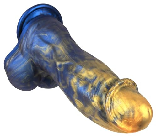 BDSM YEE Perline anali vibranti con anello di trazione, catena anale, plug anale, dilatatore anale, coda di dildo, giocattoli erotici anali per coppie, donne e uomini (Colori blu e giallo misti)