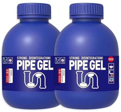 Pipe Bobo Cleaner Sbloccante Per Scarichi, Pulitore Scarichi Potente Lavello, Pulisci Rapidamente Le Fogne Forte Agente Dragante Tubi, Sbloccatore Professionale Esterni, Cucina, Doccia(One size 2-2)