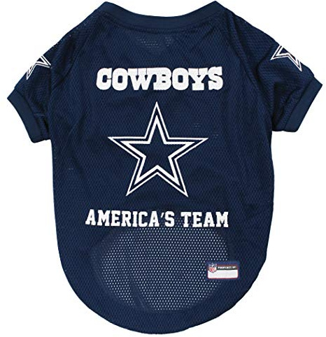 NFL DALLAS COWBOYS RAGLAN JERSEY America's Team - Medium. CUTEST FOOTBALL JERSEY for DOGS & CATS