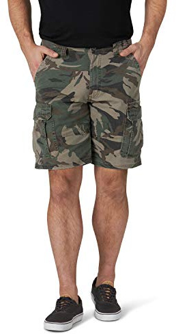Classic Cargo Stretch Short, Green Camo, 36