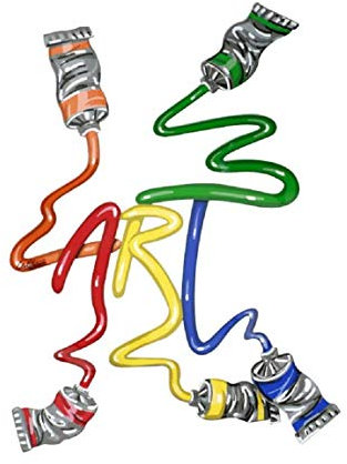 David Gerstein Art Graffiti Grafitti Wand Metall Modern Pop Art Skulptur Neu