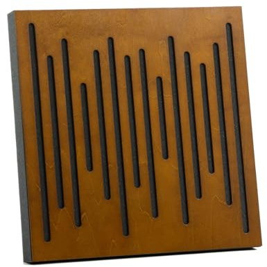 Bluetone Acoustic WaveFuser Wood - Akustikplatten aus Naturholz - Akustikpaneele - akustikschaumstoff 50x50cm (Eiche)