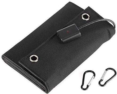 HYQNG Batterie Externe de Panneau Solaire, 70W Pliable USB 5V Chargeur de Panneau Solaire étanche Portable, Alimentation de téléphone Portable d'extérieur pour Le Camping, la randonnée