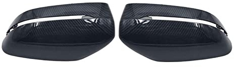 Spiegelkappen Für BMW 3 5 7 G11 G20 G21 330i 330d 340i G30 G31 530d 530i 520d 525i G32 2019 2020 LHD Carbon Seitenspiegelabdeckung Seitenspiegel Abdeckkappen (Farbe : Kohlefaser)