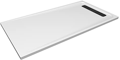 Linear Slimline Shower Tray | Anti-Bacterial | Bathroom Shower Tray | White Shower Tray | 1200 x 800