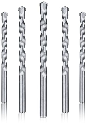 SBTRKT Wandbohrer 8 Stück 3–10 mm Mauerwerksbohrer for Ziegel, Beton, Marmor, Fliesen, Steinbohren, Hartmetall-Gun-Bohrer