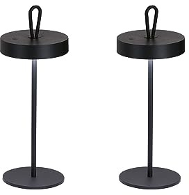 2er SET kabellose Outdoor Tischlampen - dimmbar & höhenverstellbar 21-46cm