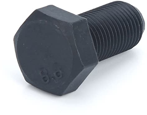 Mdingbao-Bulloni esagonali M8 M10 M12 Bullone esagonale esterno esagonale 1 1.25 1.5 Filettatura fine Grado 8.8 Vite in acciaio al carbonio nero ad alta resistenza Lunghezza 16-60 mm, Forte resistenza