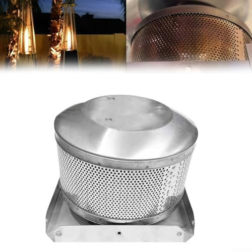 Rete e base per riscaldatore da patio, parti di ricambio per riscaldatori da terrazza in acciaio inossidabile, parti di riscaldamento a rete per bruciare torre, nessuna foratura richiesta